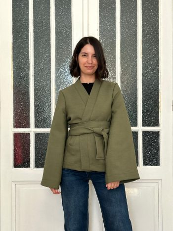 Kimono 50%kid mohair, 50%lana virgina