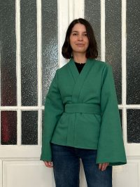 Kimono 50%kid mohair, 50%lana virgina