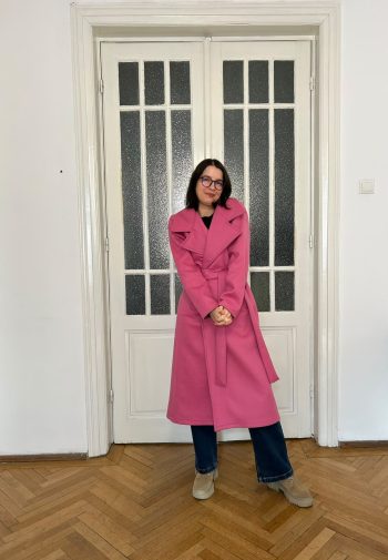 Palton Luna- 82% lana, 15% iepure